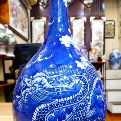 Bình Cổ Hút Thanh Long Vượt Biển